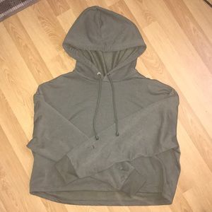 Cocky green cropped sweater